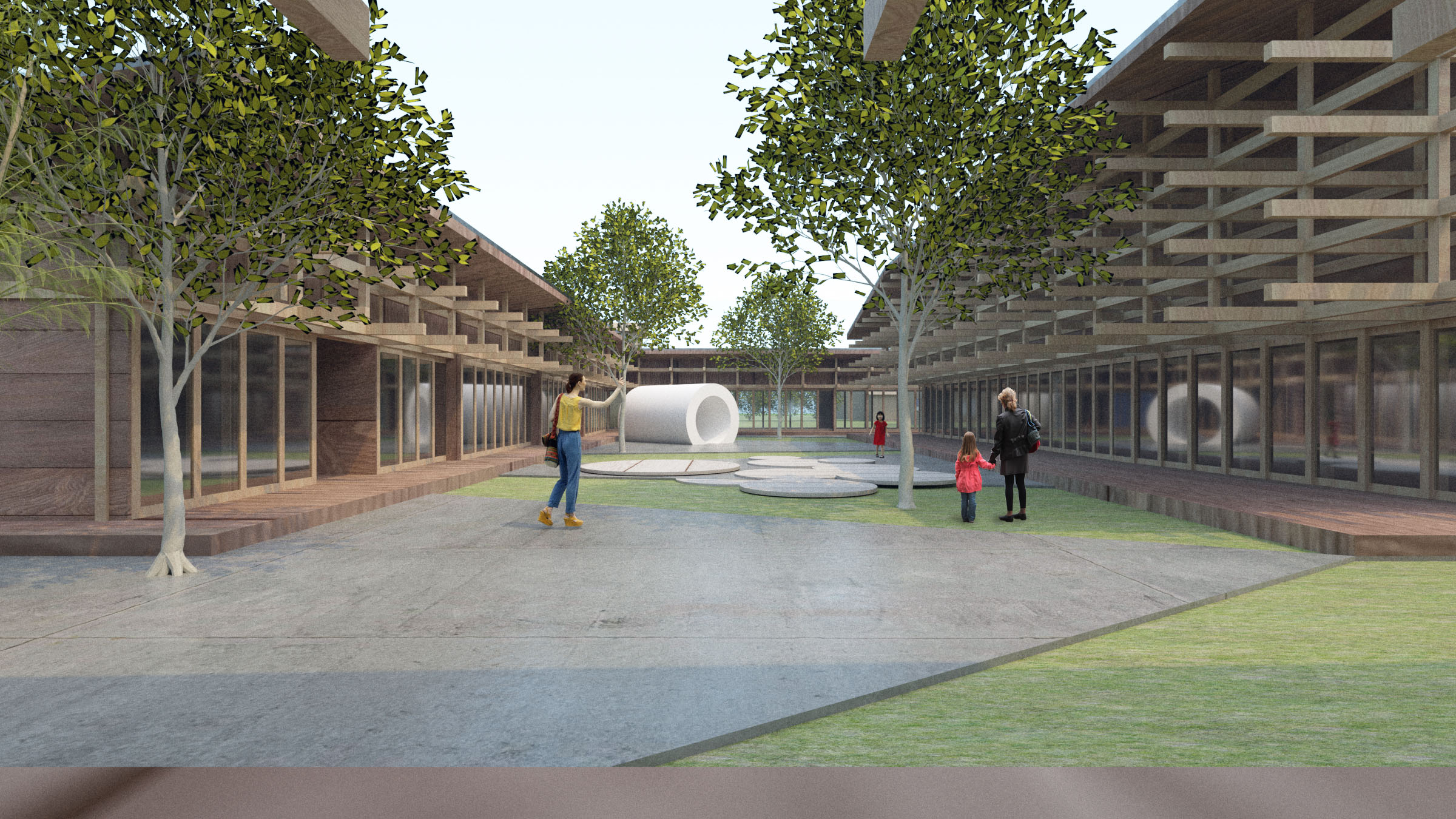 Yawatahama Nursery and Child Center Competition by Mosaic Design